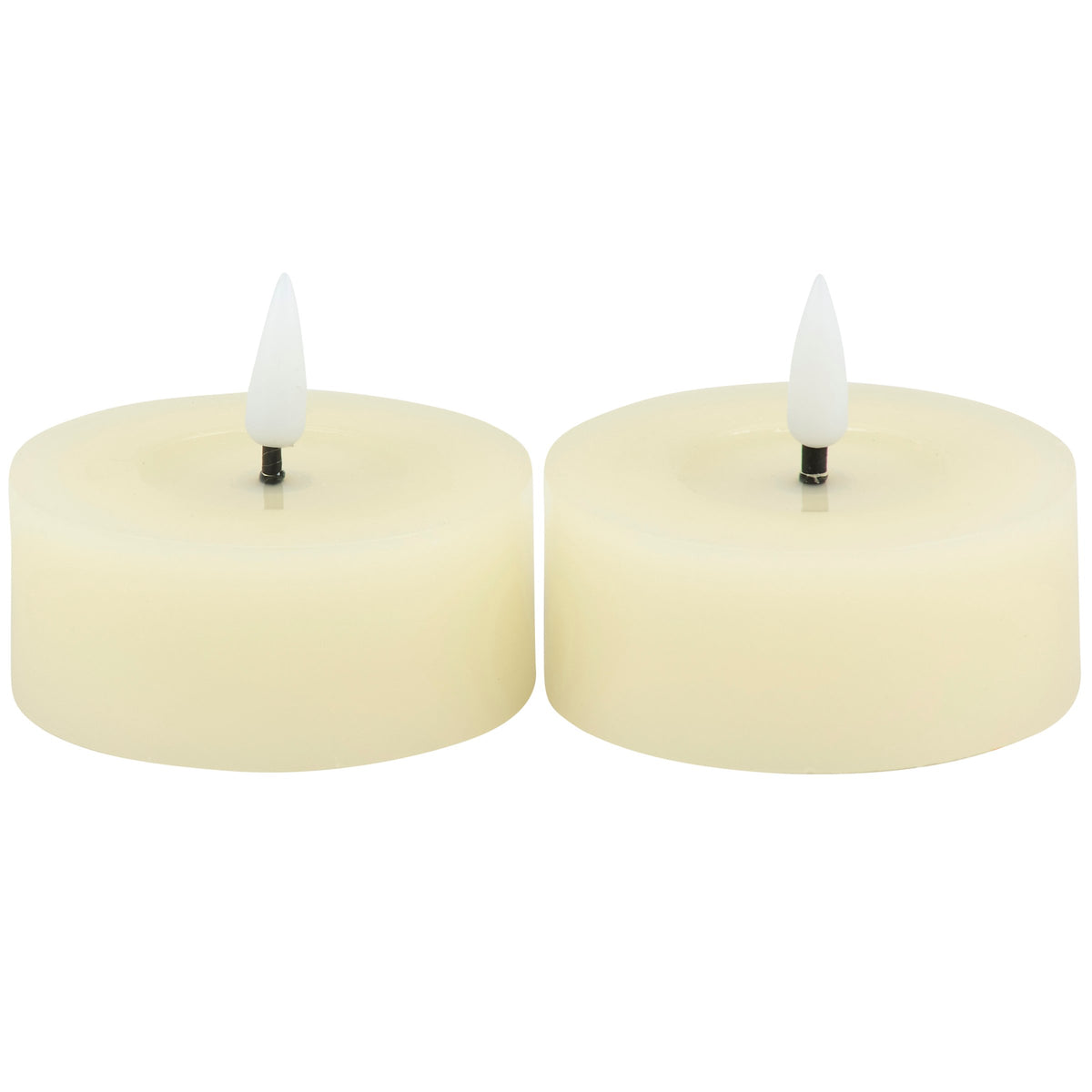 PBK Home Decor - Flameless Petite Pillar LED Candles 2pc Set