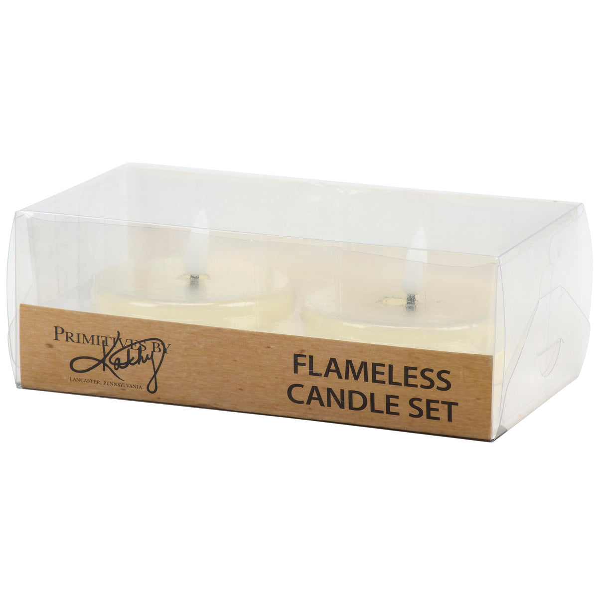PBK Home Decor - Flameless Petite Pillar LED Candles 2pc Set