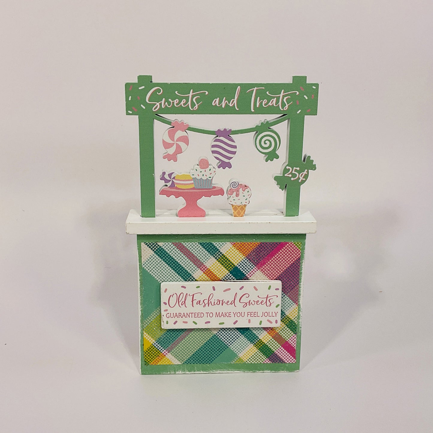 Christmas Decor - Mini Tabletop Tier Tray Pastel Sweet Treat Booth