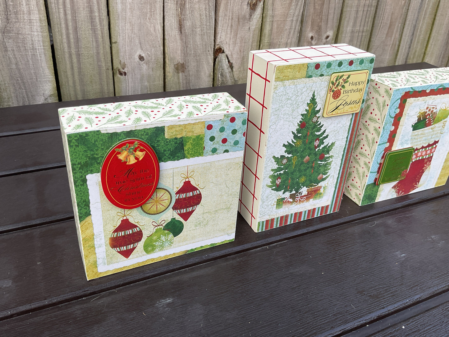 AGD Christmas Decor -Jesus Reason Season Small Signs 3pc