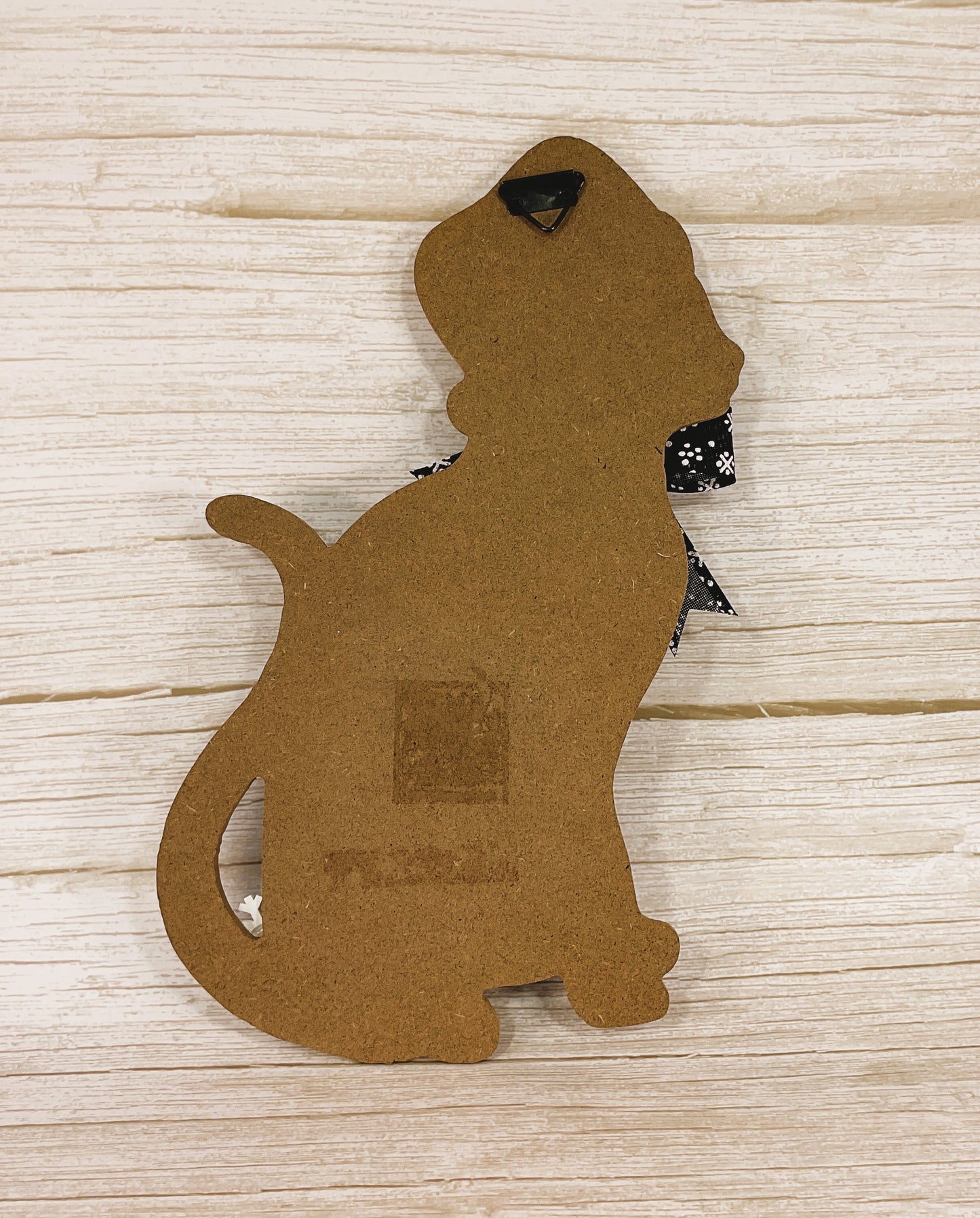 AGD Christmas Decor - Meowy Christmas Cat Wreath Wall Sign