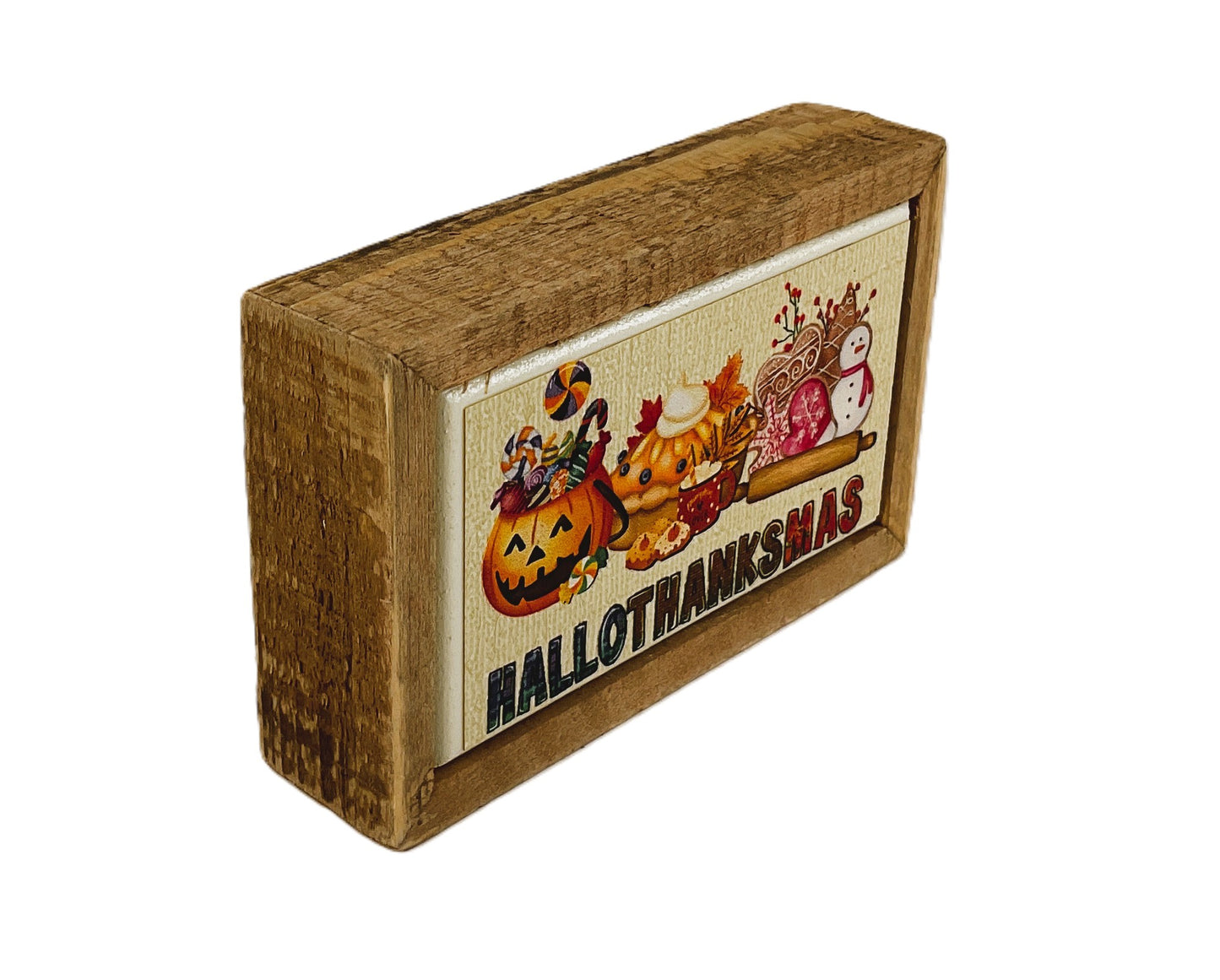 AGD Multi Season Hallothankmas Highland Cow Small Sign