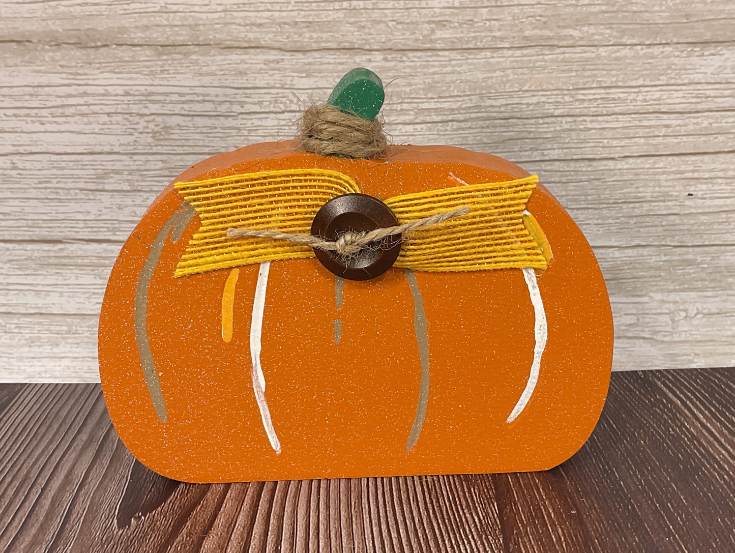 Brown Orange Harvest Candy Corn & Pumpkin Sitters Set of 5 | Halloween Tiered Tray Collection