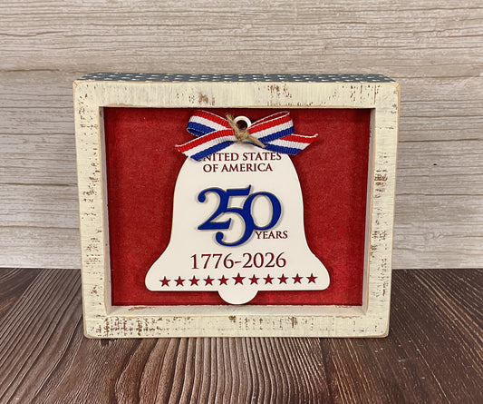 AGSD Patriotic Decor - 250th Anniversary Liberty Bell – Handcrafted July 4th