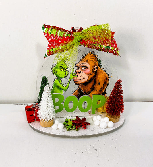 AGSD Christmas Decor - Bigfoot Boop Acrylic Sitter | Handcrafted