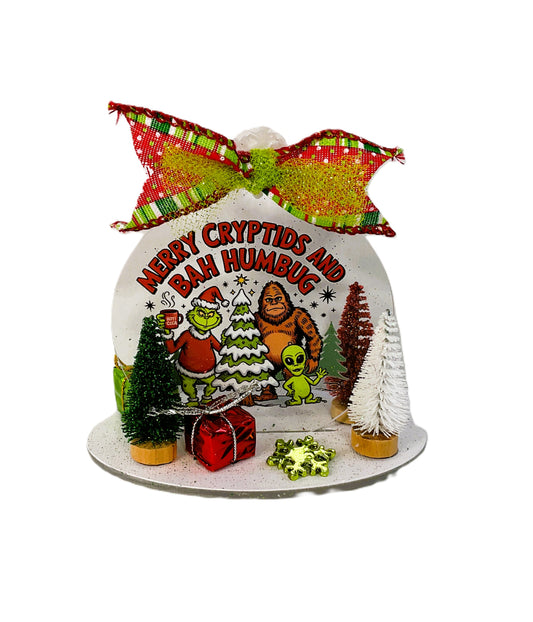 AGSD Christmas Decor - Novelty Acrylic Bigfoot Cryptids Sitter