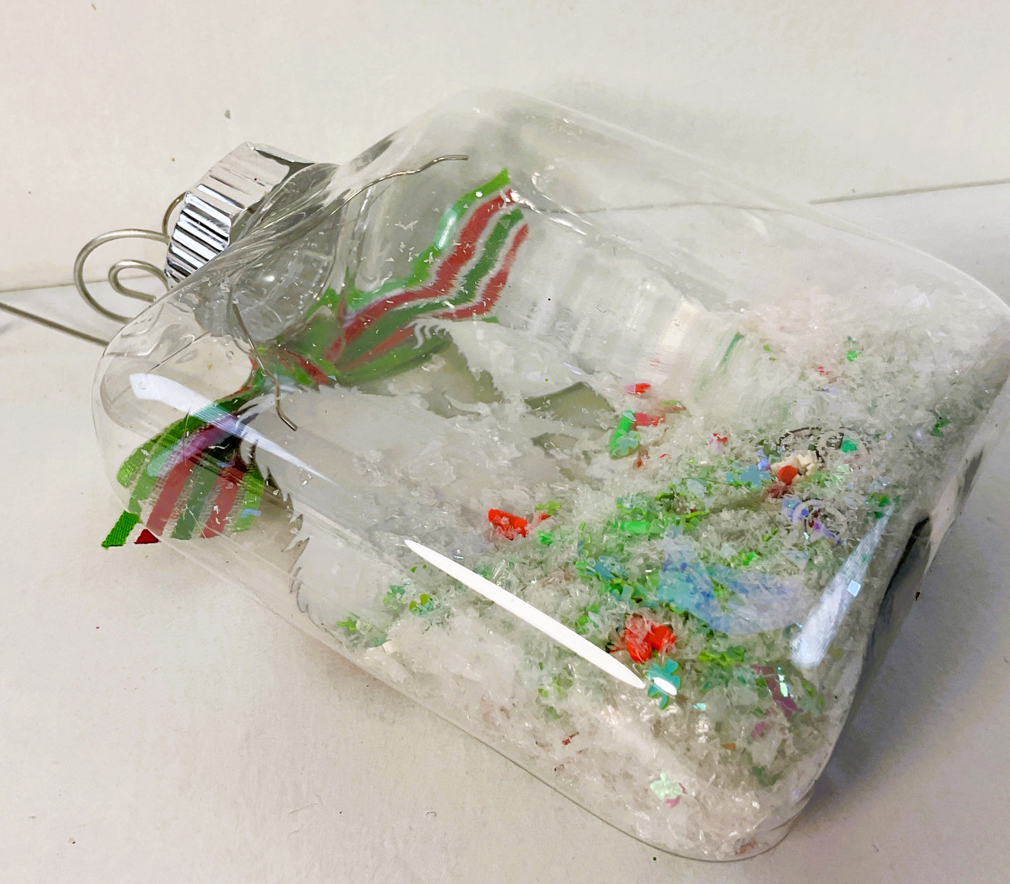 AGSD Christmas Decor - Novelty Acrylic BOOP Bigfoot Shaker Ornament