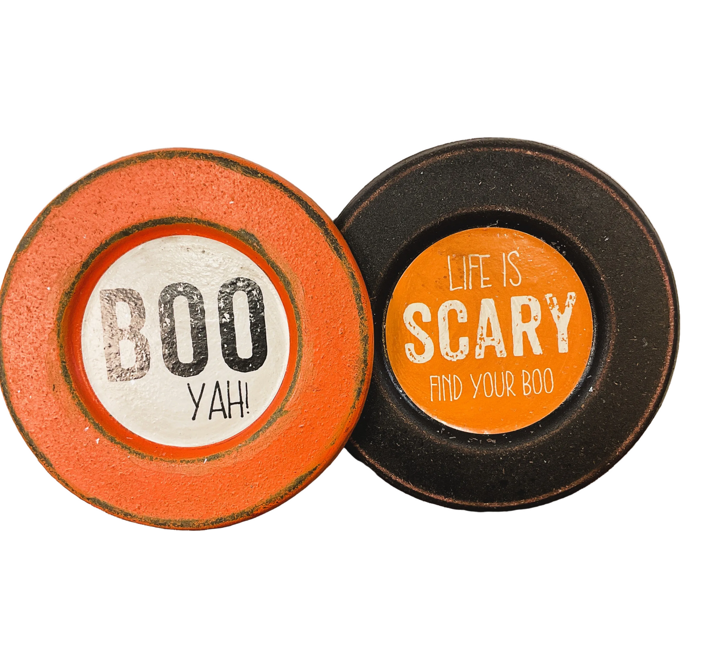 AGSD Halloween Decor - Prim Farmhouse Faux Cookies on Plates