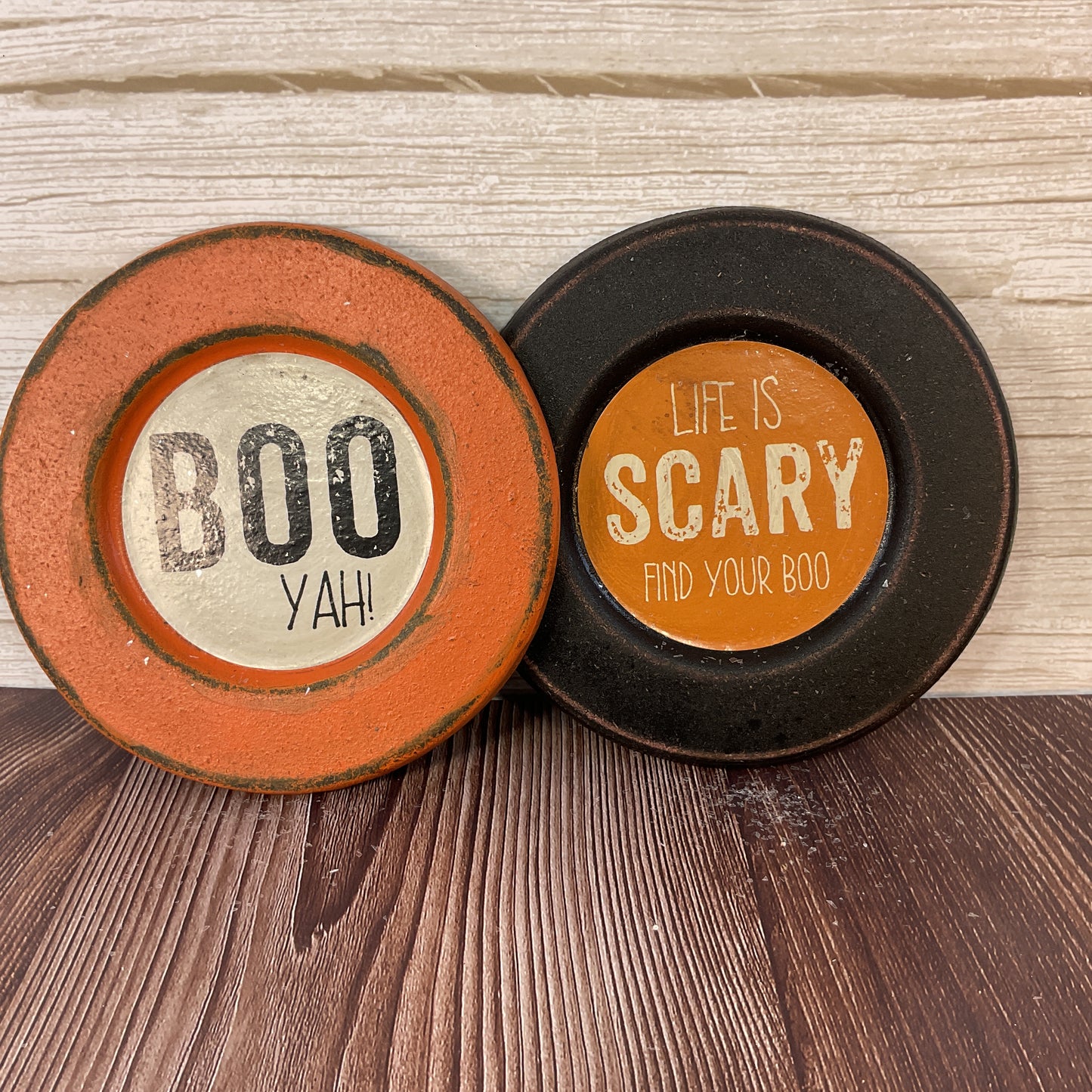 AGSD Halloween Decor - Prim Farmhouse Faux Cookies on Plates