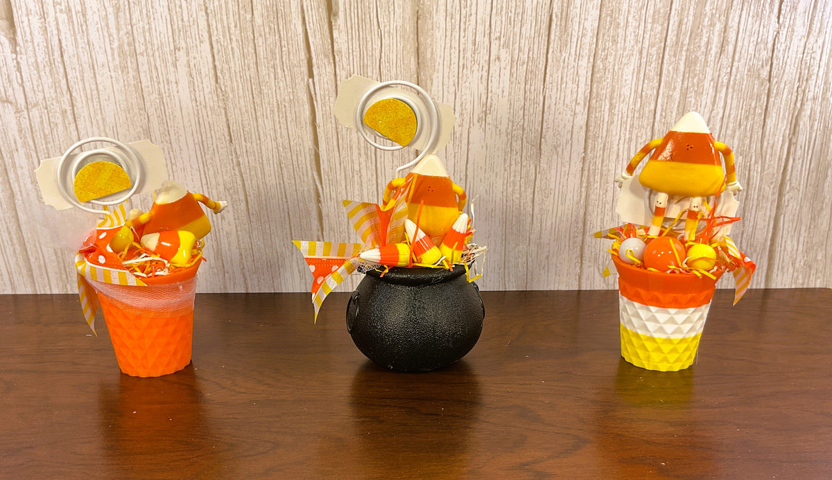 AGSD Halloween Decor - Emotional Support Candy Corn Small Display