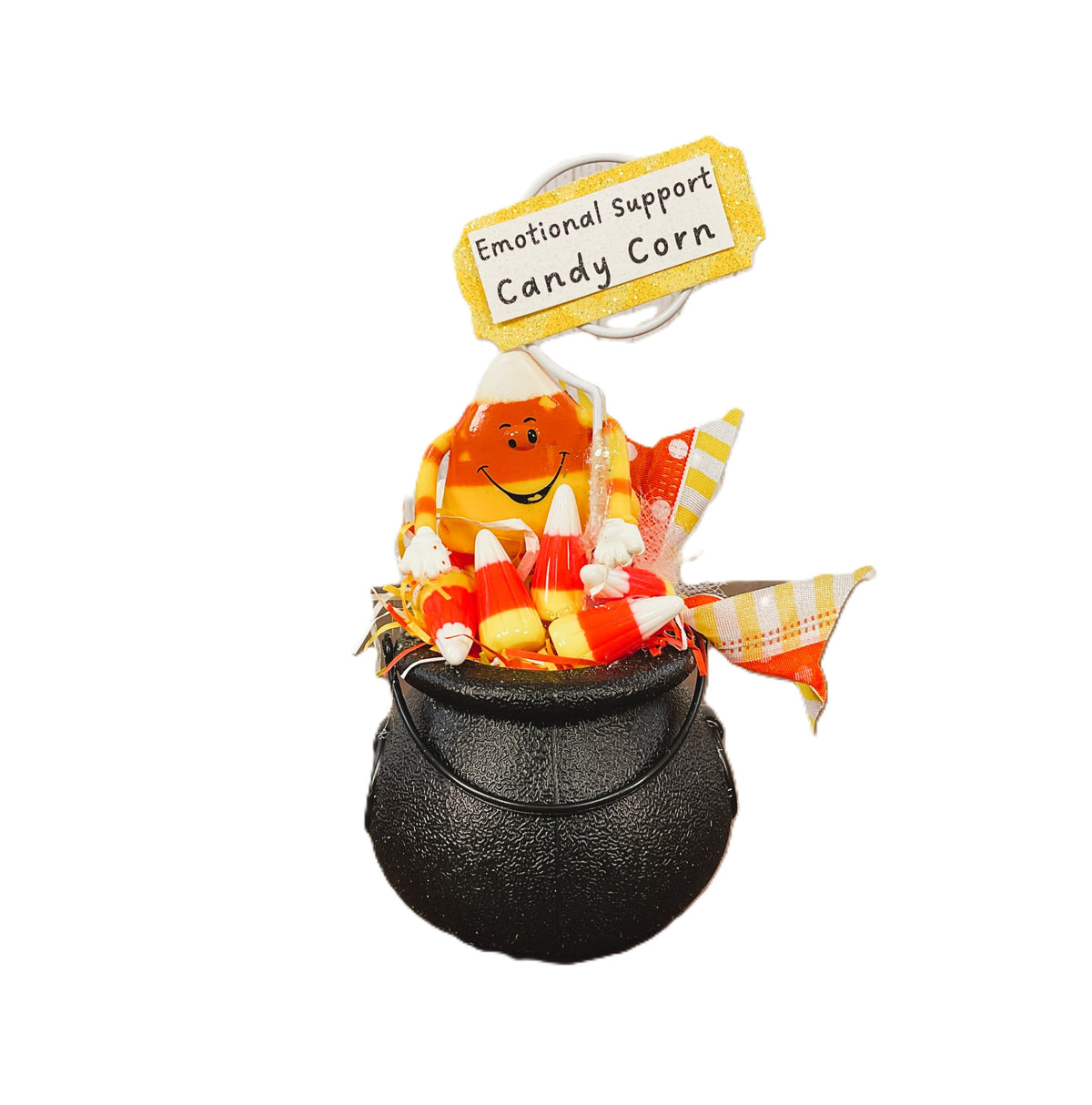 AGSD Halloween Decor - Emotional Support Candy Corn Small Display