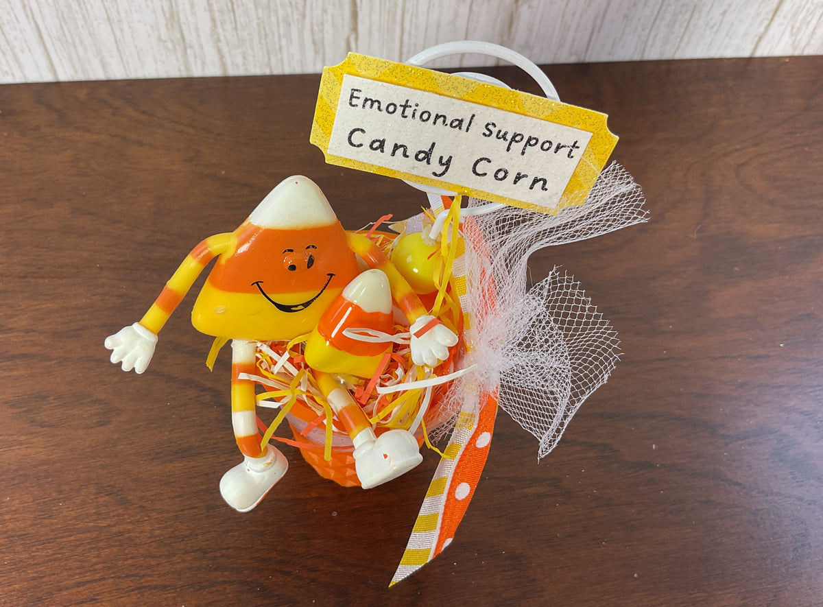 AGSD Halloween Decor - Emotional Support Candy Corn Small Display