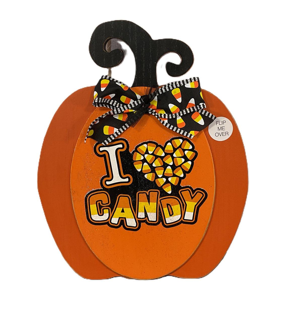 AGSD Halloween Decor - Large Chunky Wood Whimsy Pumpkins 3pc Set
