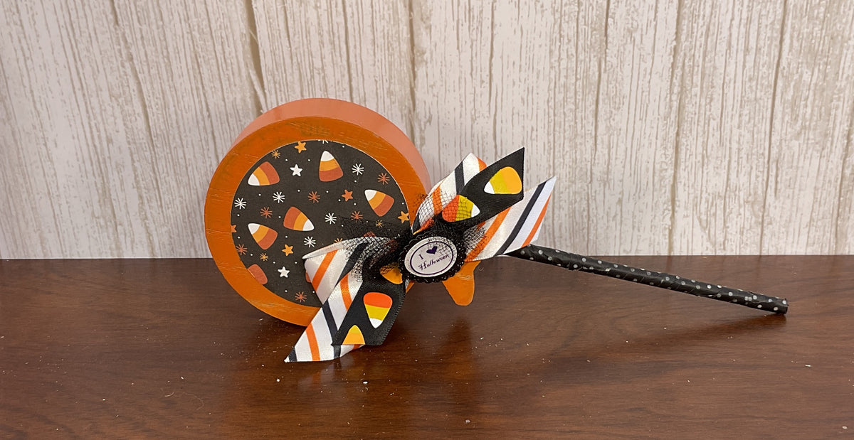 AGSD Halloween Decor - Large Chunky Wood Whimsy Pumpkins 3pc Set