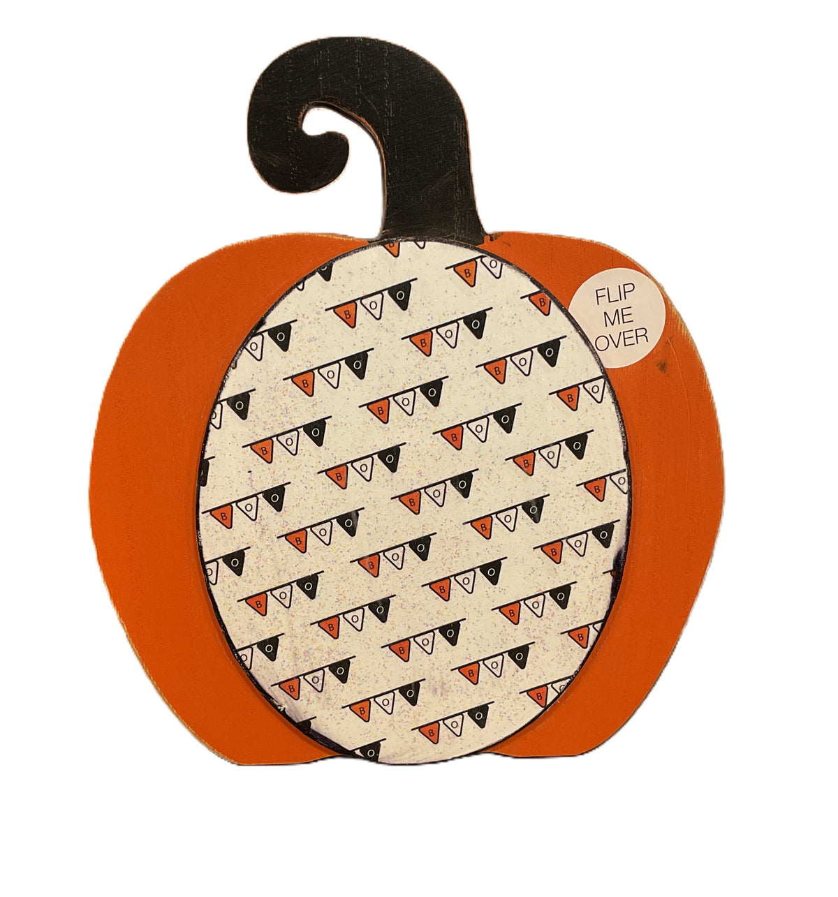 AGSD Halloween Decor - Large Chunky Wood Whimsy Pumpkins 3pc Set