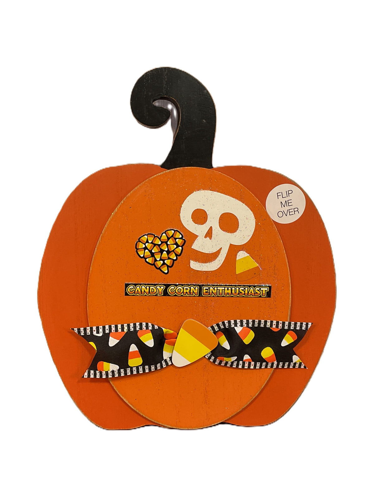 AGSD Halloween Decor - Large Chunky Wood Whimsy Pumpkins 3pc Set