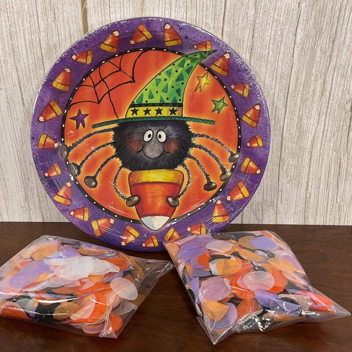 HL Halloween Party Supply - Candy Corn Trick Treat Icon Decoupage Napkins - You Choose