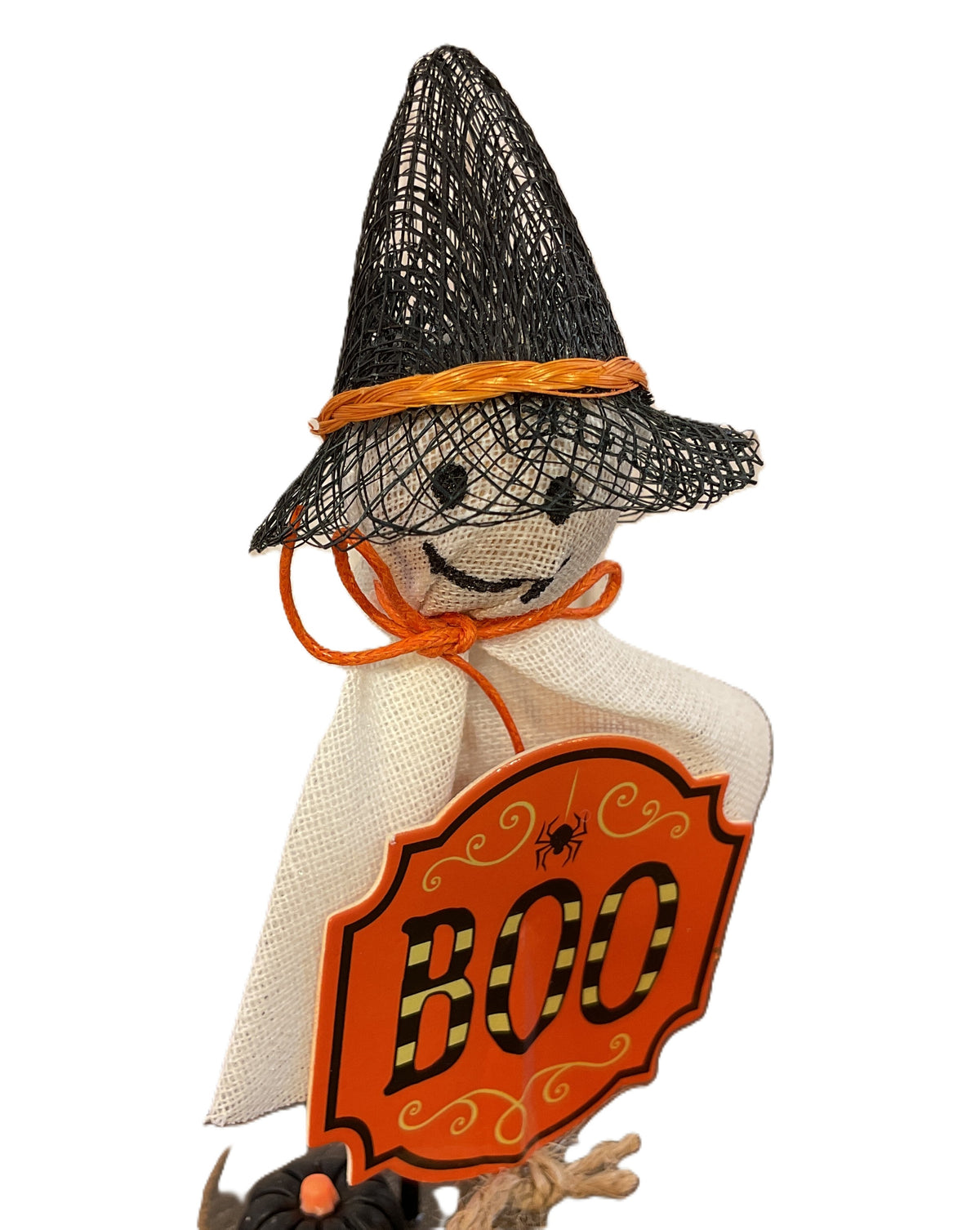AGSD Halloween Decor - Small Fabric Boo Ghost Tier Tray Figurine