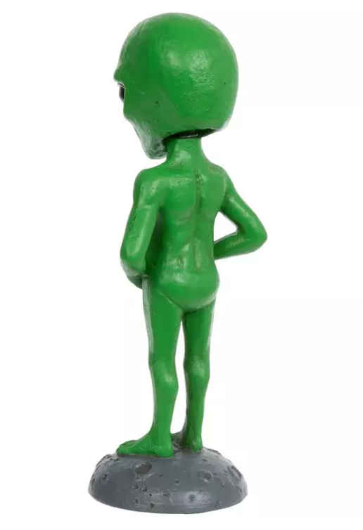 HL Home Decor - Green Alien Bobble Wobble Head Resin Figurine