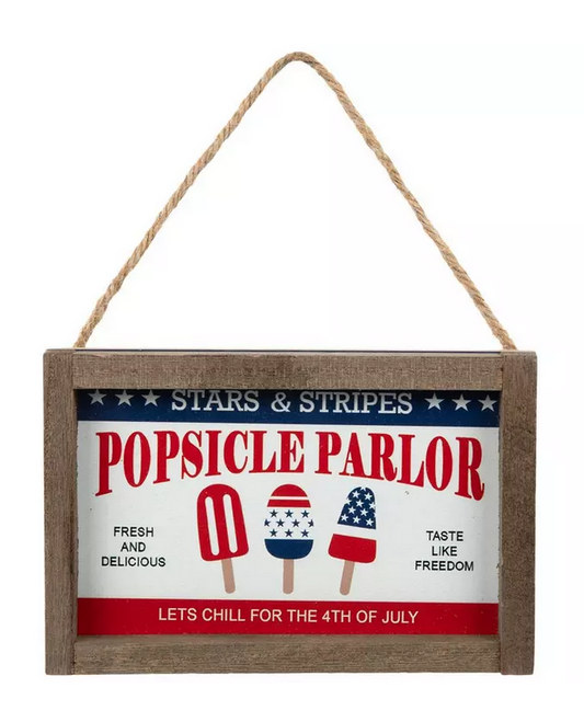 HL Patriotic Decor - July 4th Popsicle Parlor Ornament