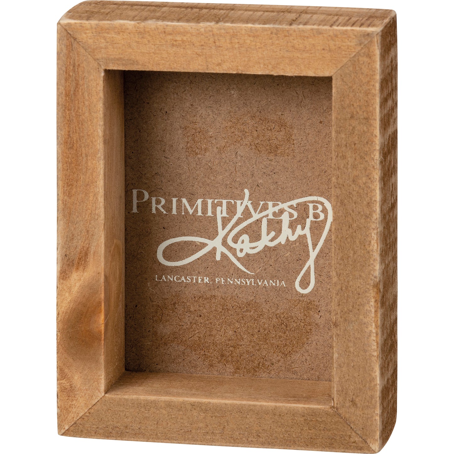 PBK Christmas Decor - Wishes Kisses Mistletoe Mini Tier Tray Block Box Sign