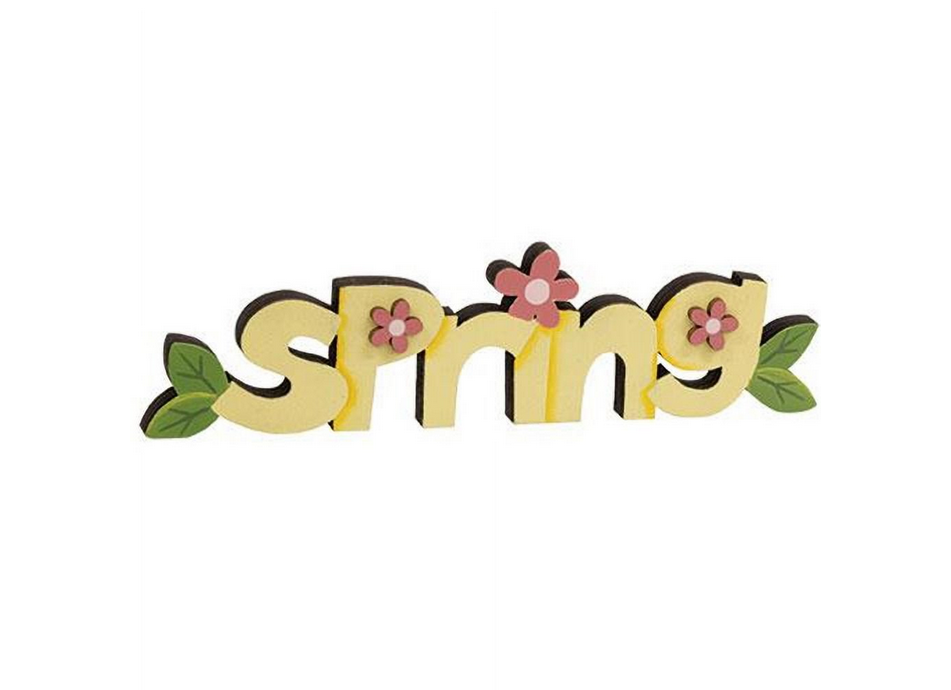 CWI Spring Decor - Spring Wood Cut-Out Small Sign