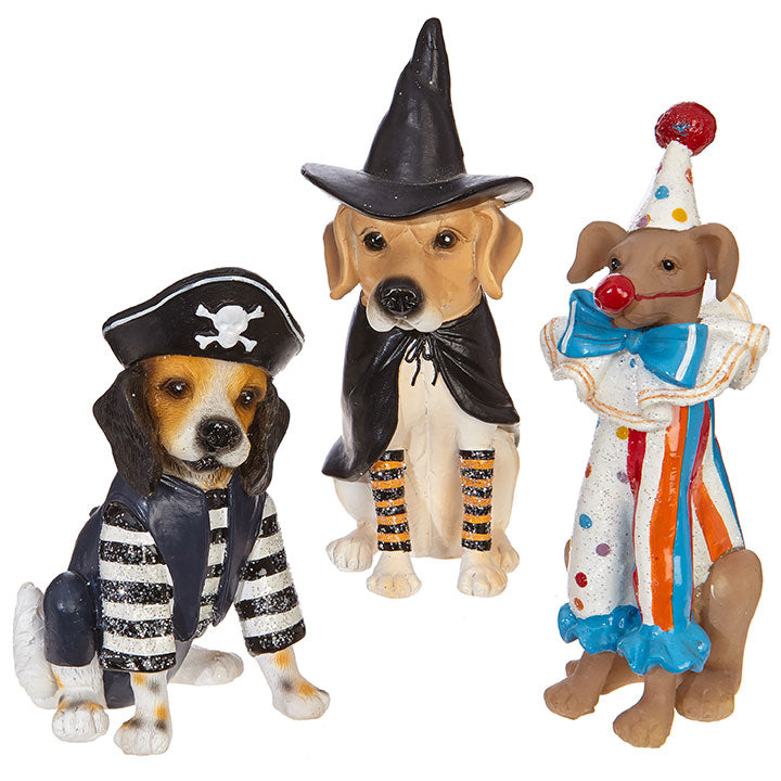 Raz Imports Halloween Decor - Resin Dogs in Costume Figurine 1pc
