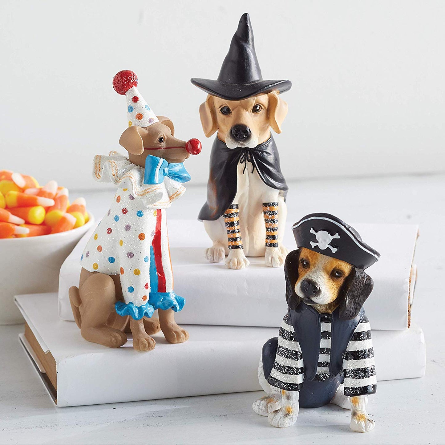 Raz Imports Halloween Decor - Resin Dogs in Costume Figurine 1pc