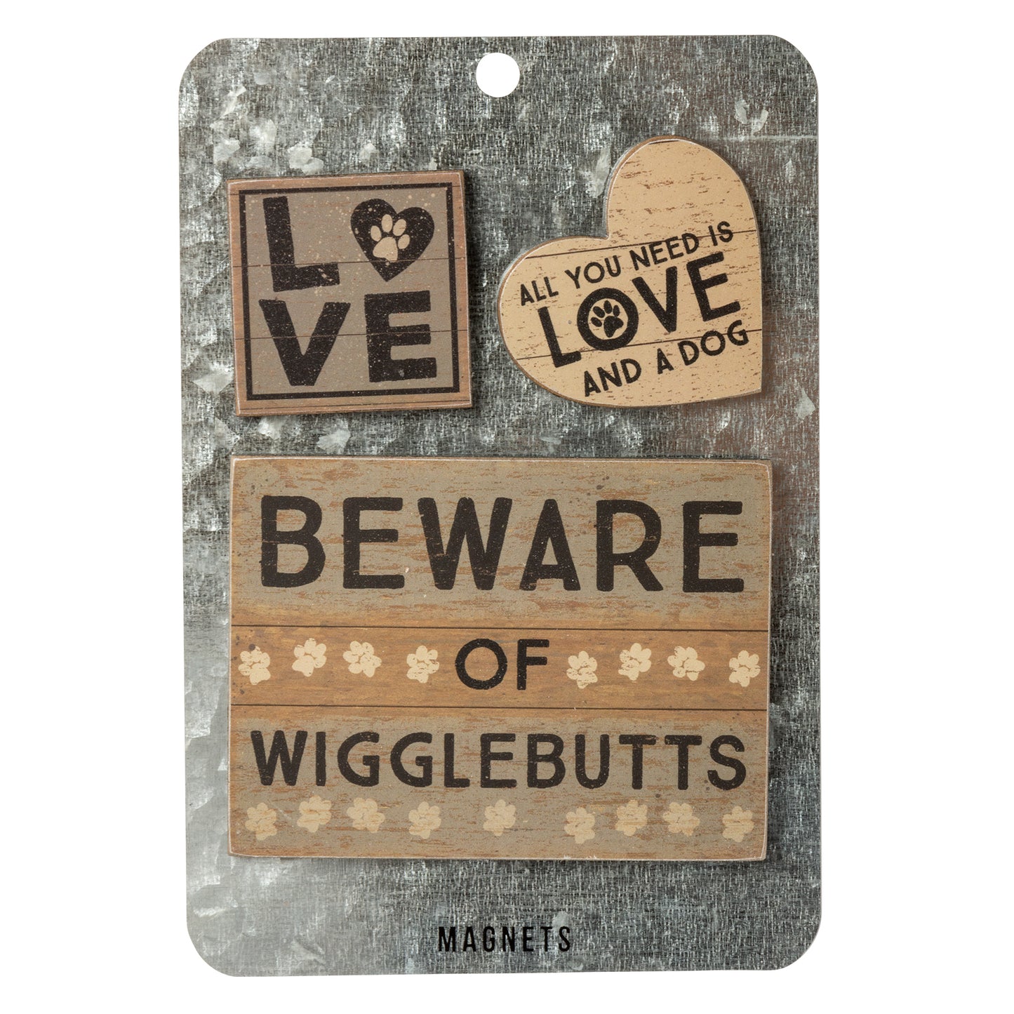 PBK Pet Decor - Wigglebutts Dog Love Magnet Memo 3pc.Set