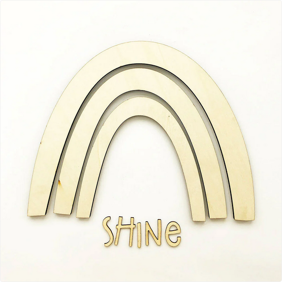FD Summer Craft Supply - DIY Shine Rainbow Base Kit for Click Frame