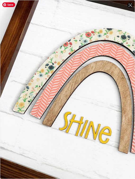 FD Summer Craft Supply - DIY Shine Rainbow Base Kit for Click Frame