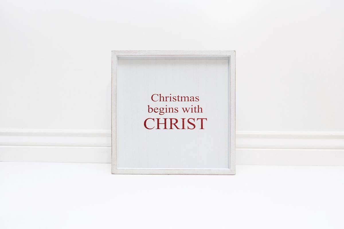Adams & Co. Christmas Decor - Christmas Begins with Christ