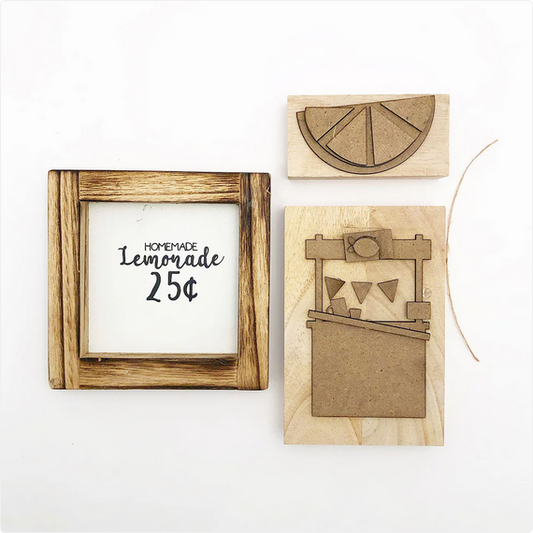 FD Craft Supply - DIY Lemonade Stand August Tier Tray Kit 3pc Set