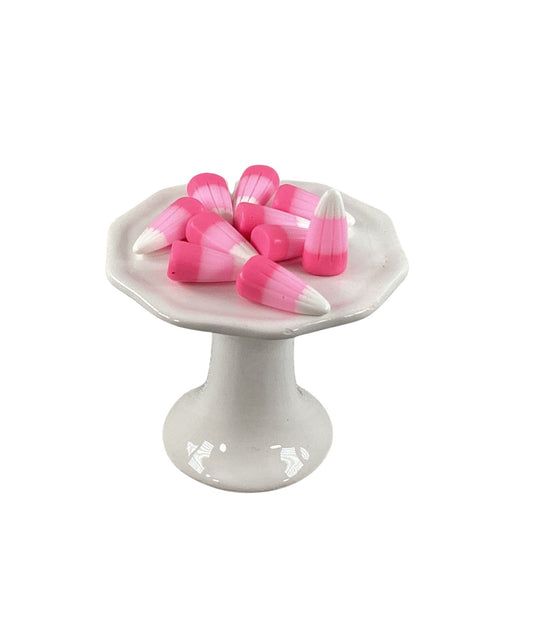 AGSD Craft Supply - Realistic Artificial FAKE Resin Dark Lt Pink White Candy Corn