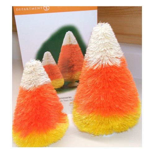 Village Accessories Department 56 Candy Corn Trees [Toy]