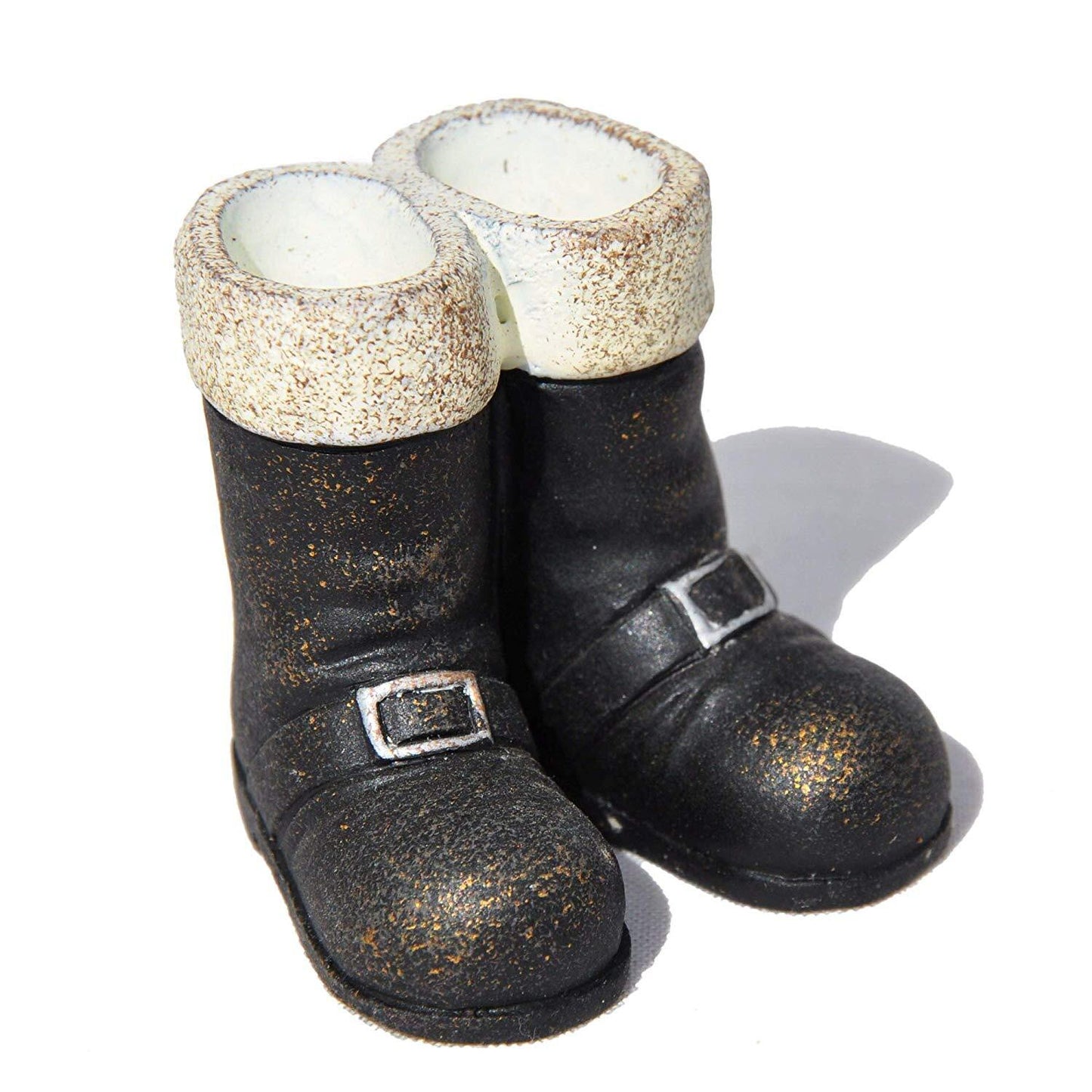 MW Studio M Fairy Garden Decor- Miniature Christmas Santa Boots