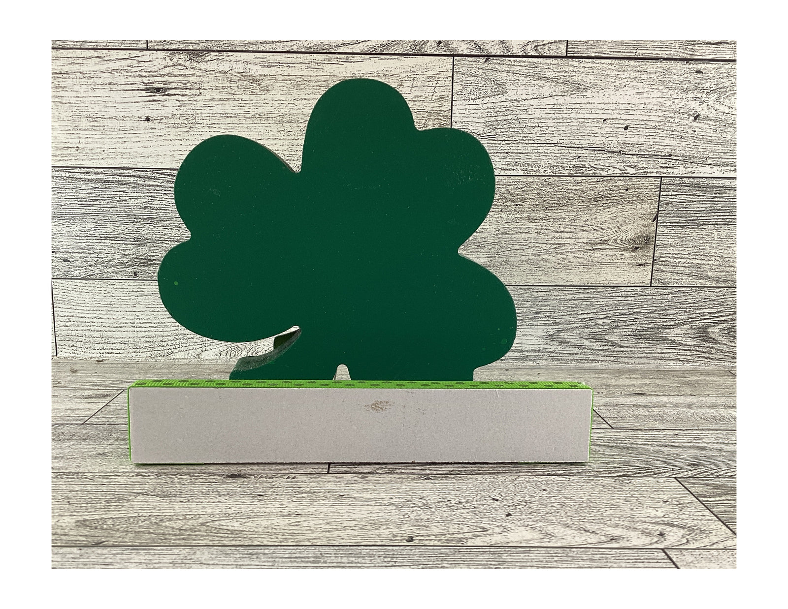 AGD St Patrick's Decor - Drink Be Blessed Chunky Shamrock & Sign 2pc.