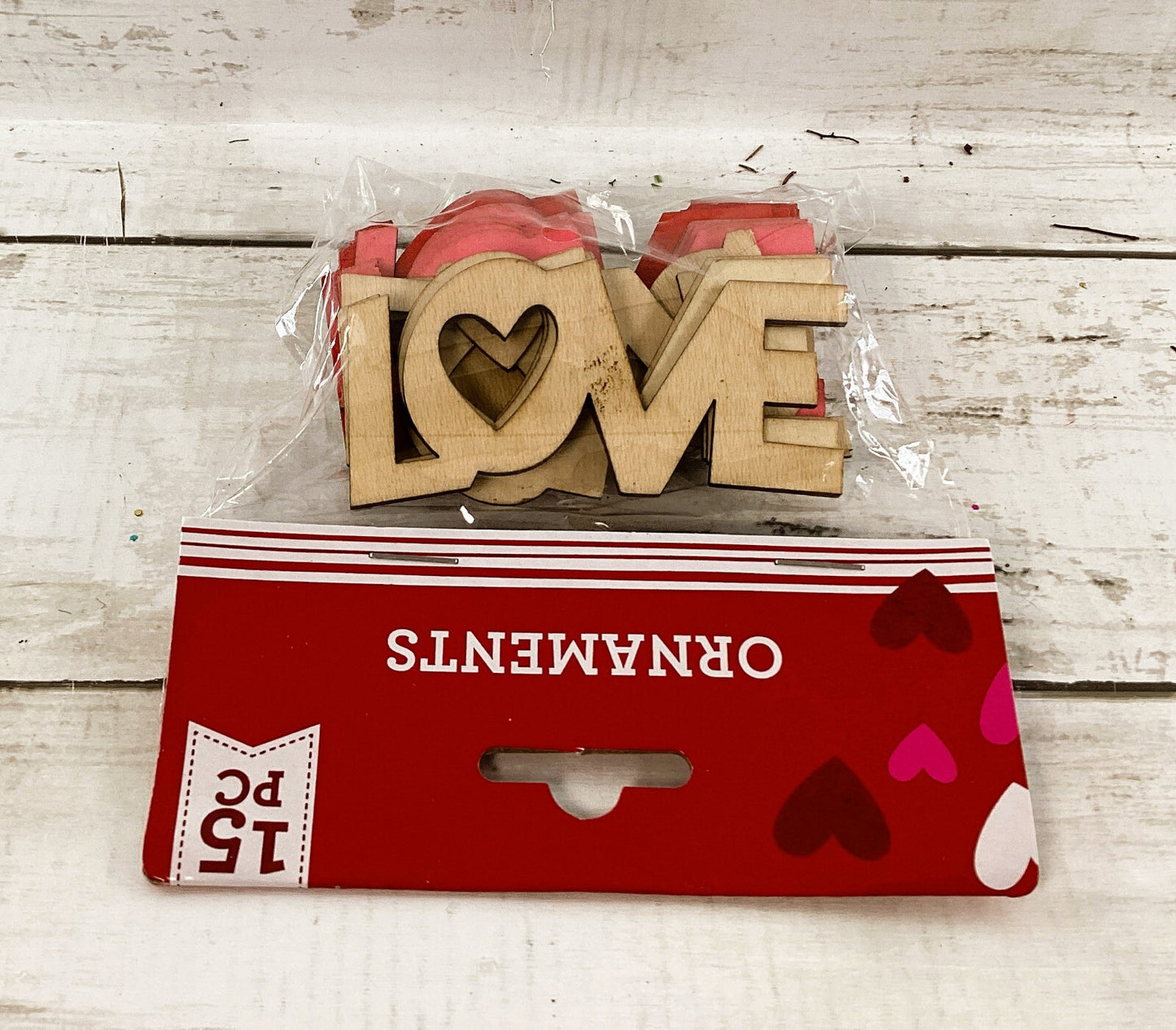 DT Valentines Craft Supplies - Heart Love Lips Roses Wood Die Cuts