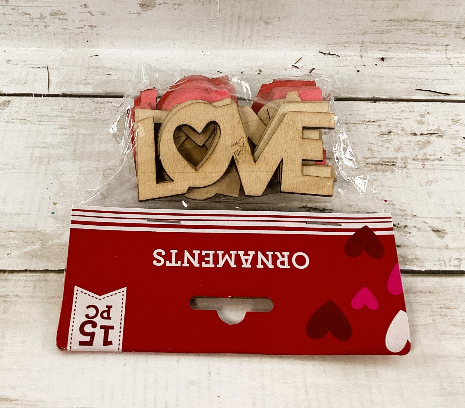 DT Valentines Craft Supplies - Heart Love Lips Roses Wood Die Cuts