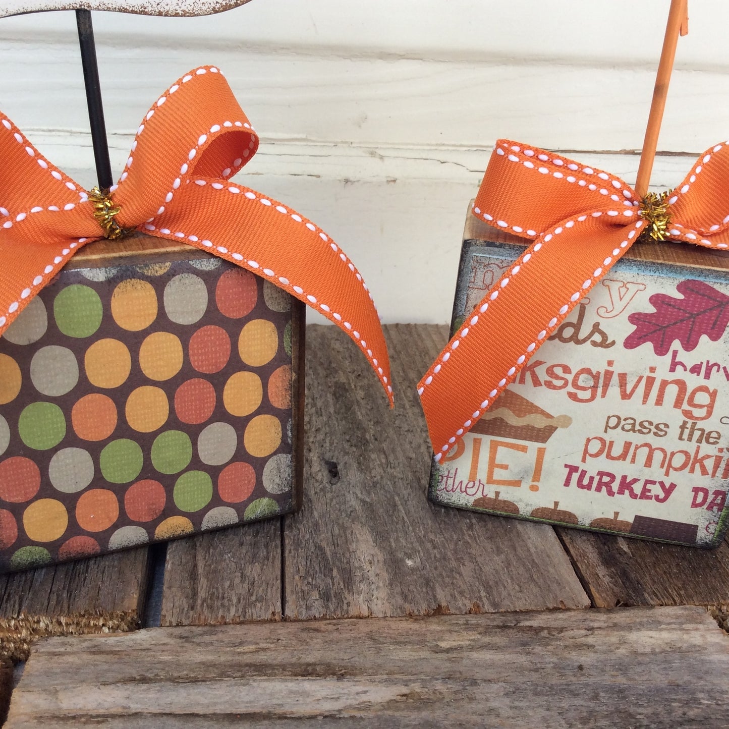 AG Designs Fall Decor - Blessed & Harvest Crow 2pc Set #613/43