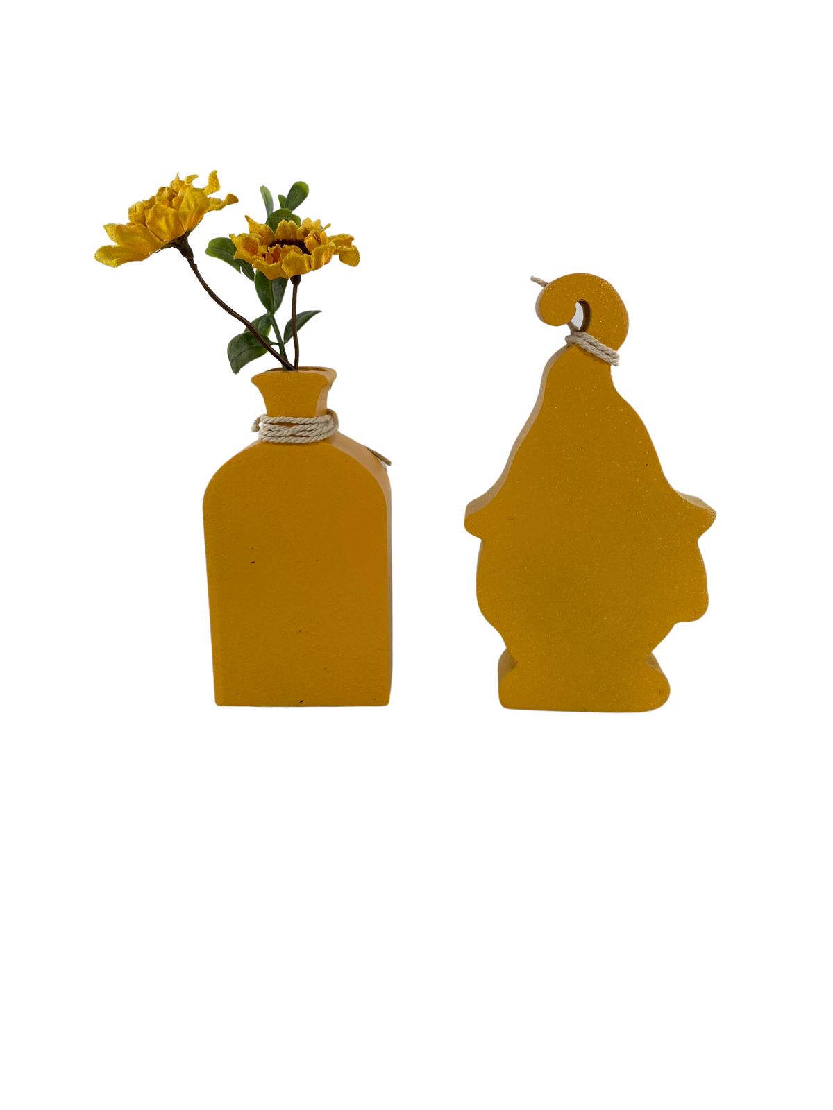 AGD Summer Decor - Sunkissed Blessed Sunflower Gnome 2pc Sitter