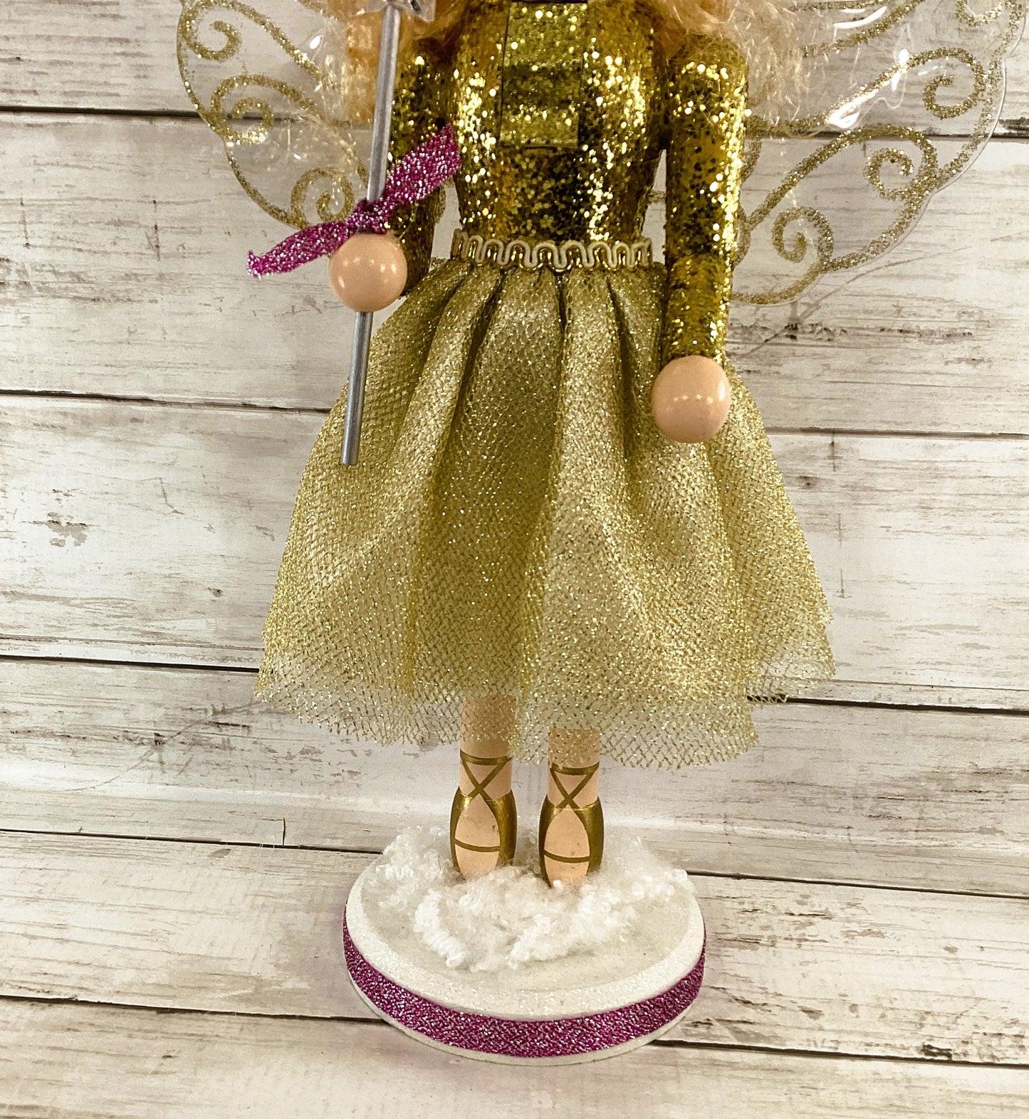 AGD Christmas Decor - Joy to the World Sisal Tree Nutcracker Ballerina 5pc