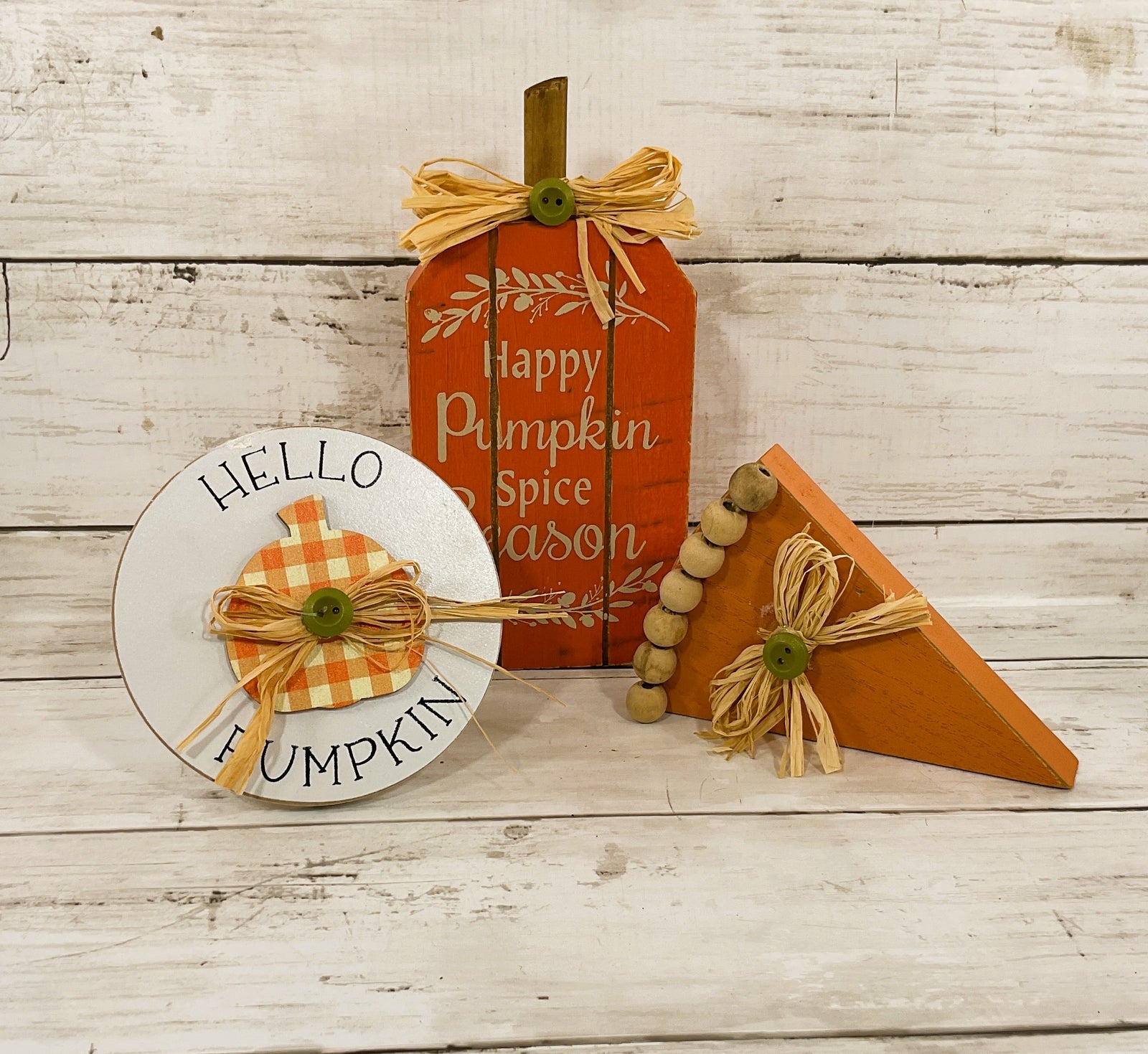 AGD Fall Decor - Hello Pumpkin Pie Mason Jar 3pc Set