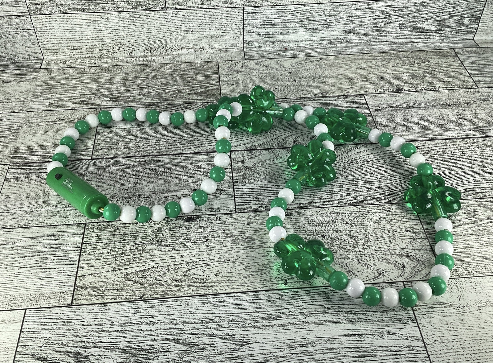 St Patricks Day Party Costume - Jumbo Flashing Lights Glasses Necklaces 10sets