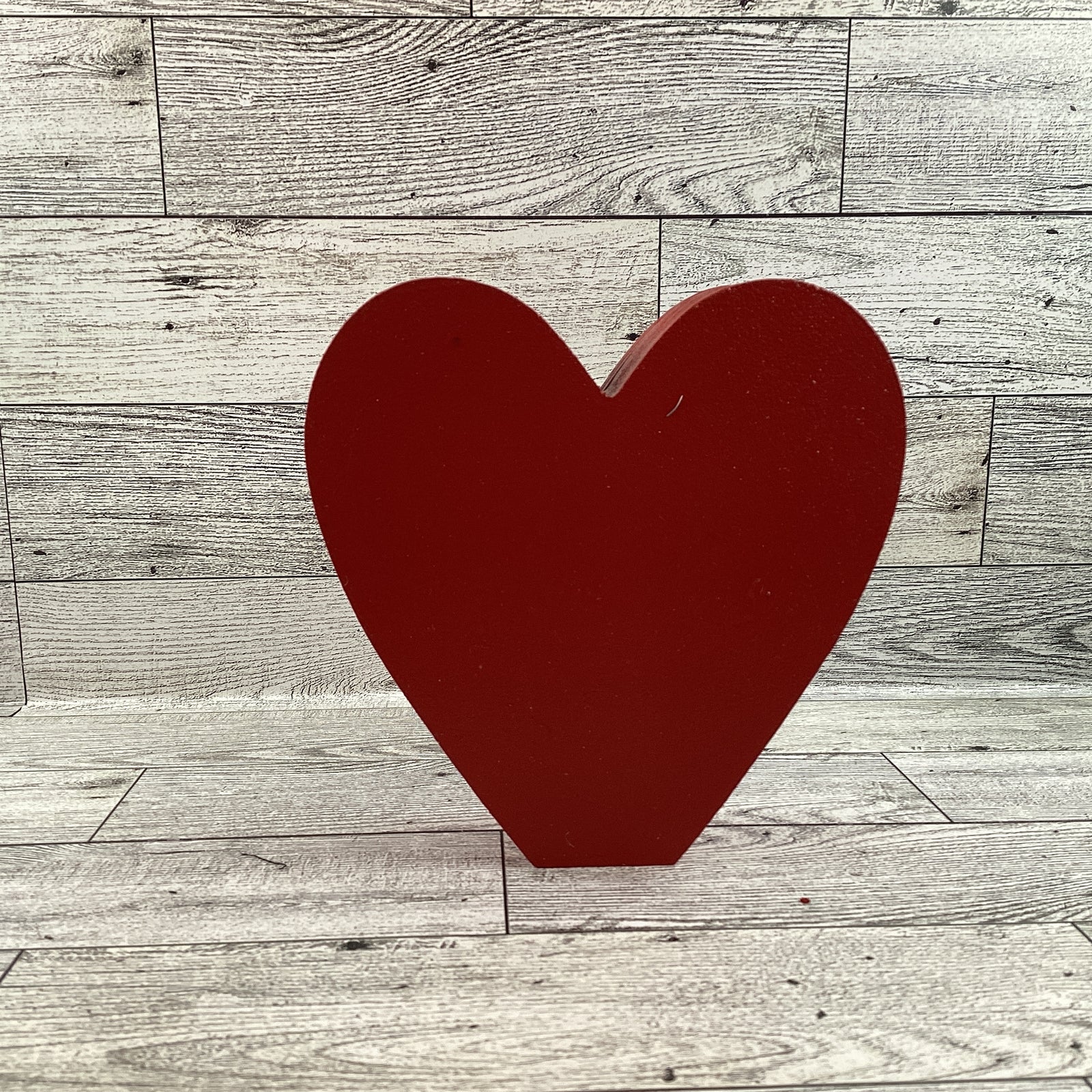 AGD  Valentines Decor - XOXO X O X O Heart Chunky Wood Shaker