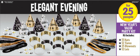 AGD New Years Eve Supply - Elegant Party Kits