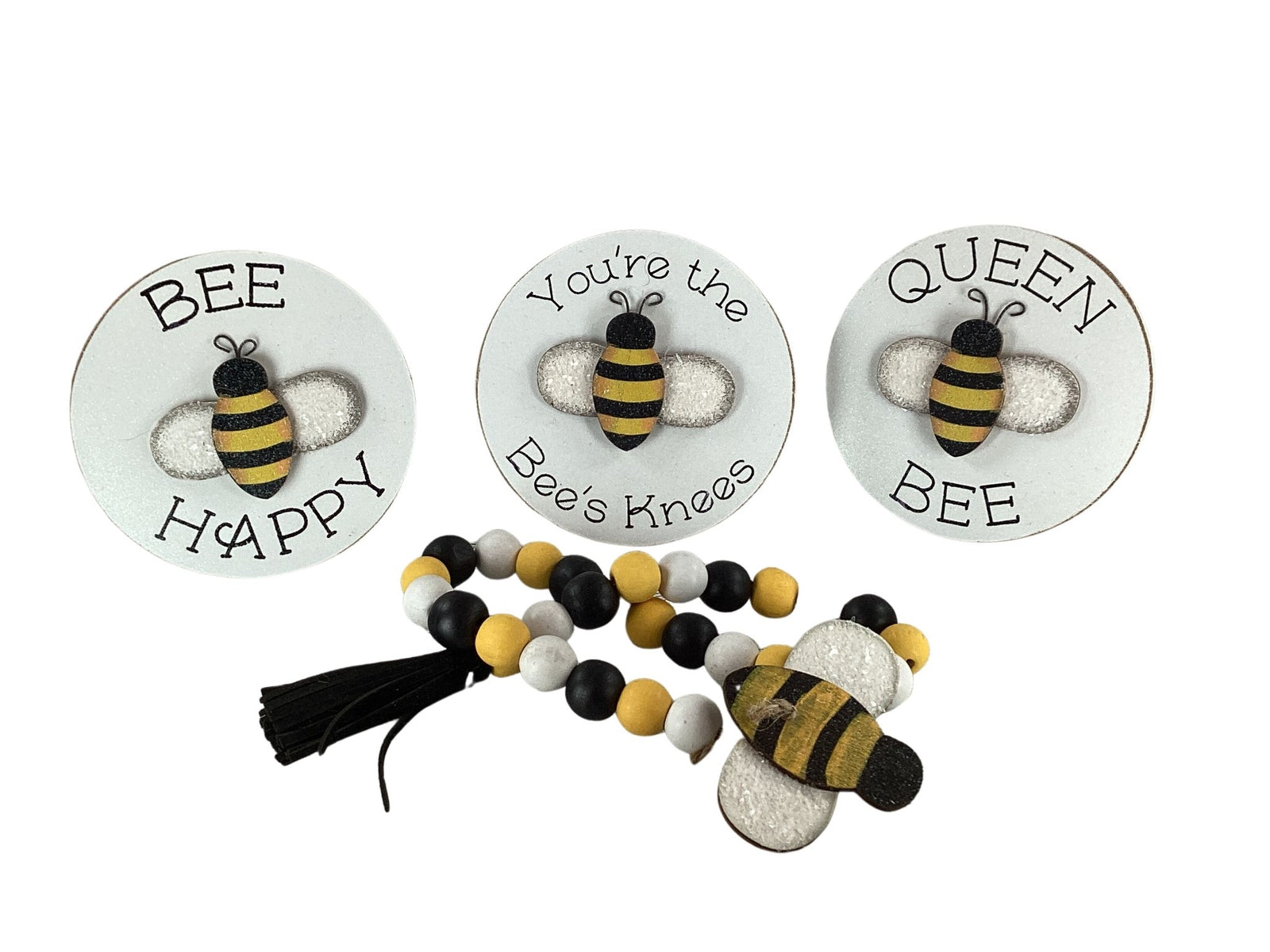 AGD Spring Decor - Summer Bee Theme Tier Tray Decor 4pc Set