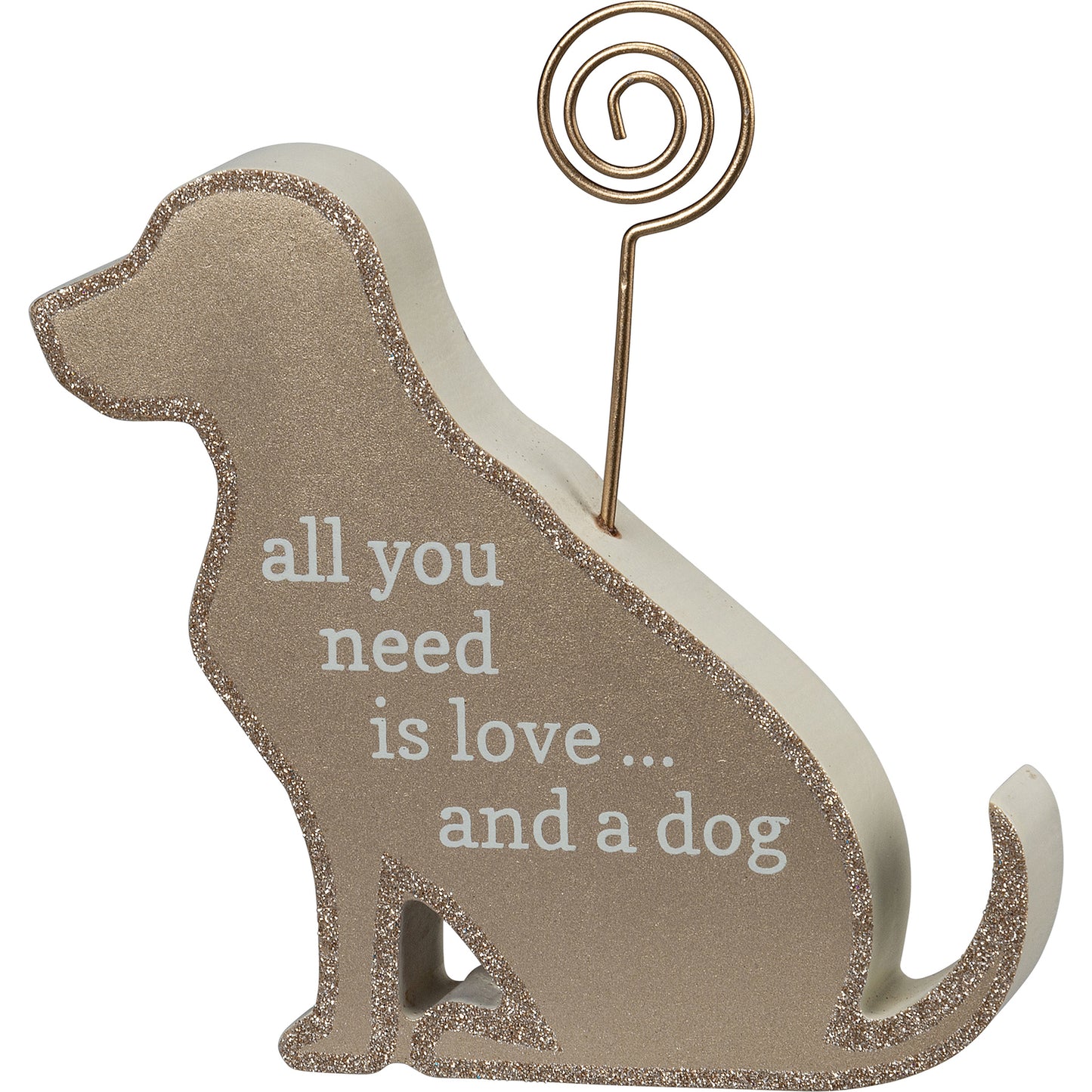 PBK Pet Decor - All You Need Is Love And A Dog Photo Holder