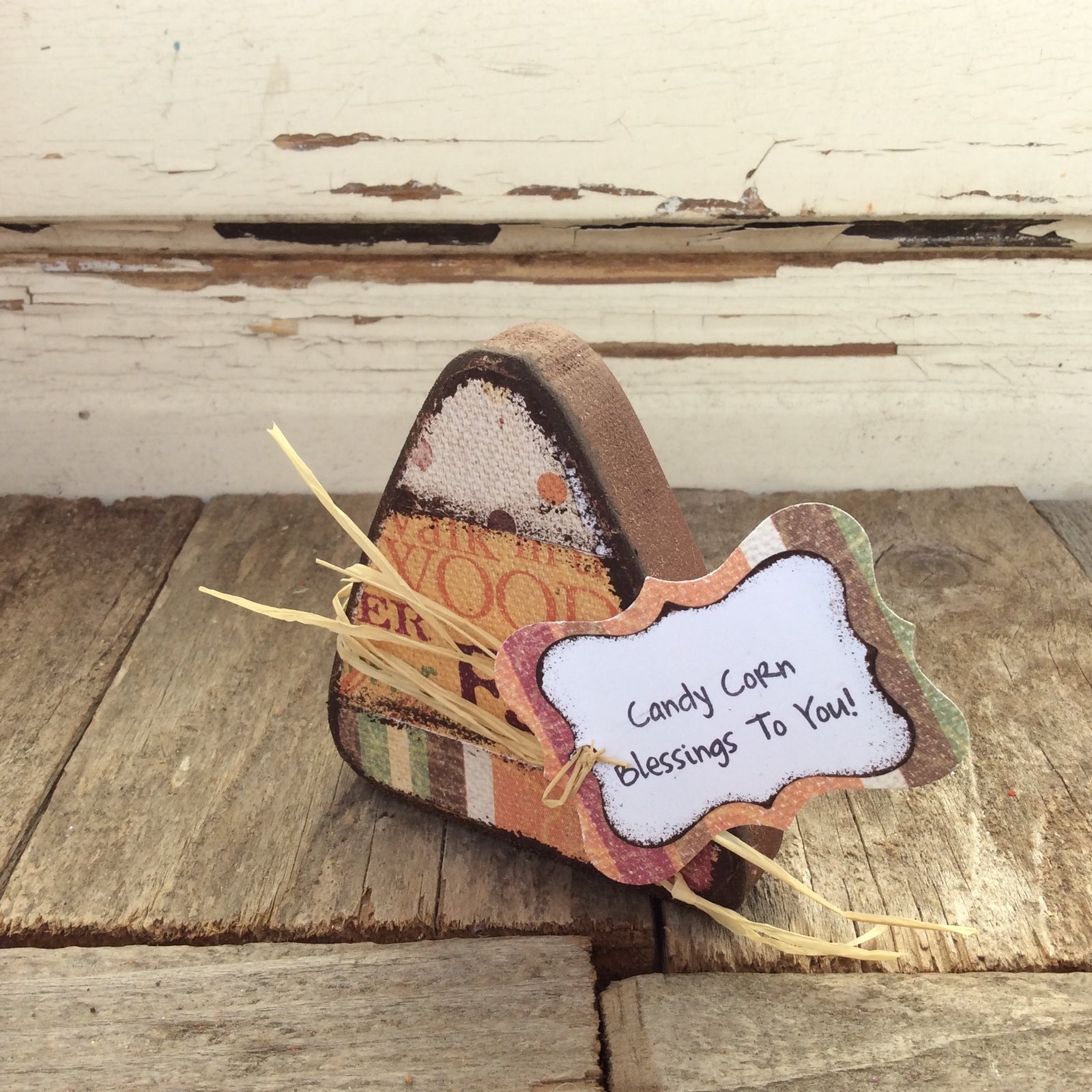 AGD Halloween Fall Decor - Candy Corn Blessings To You