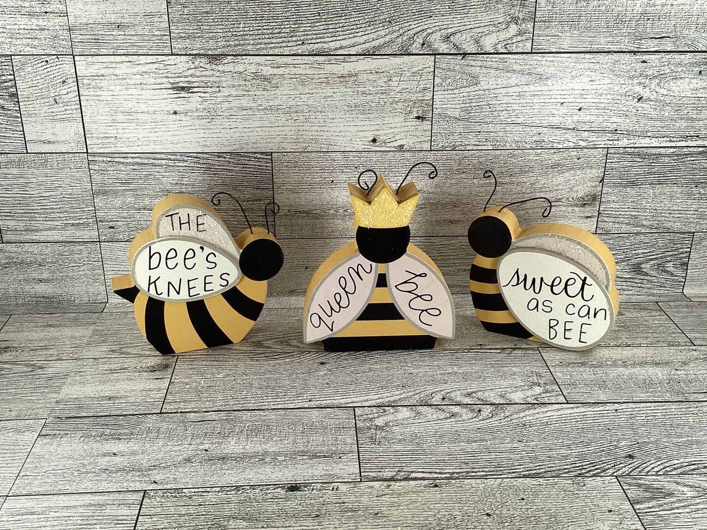 AGD Spring Decor - Summer Bee Theme Tier Tray Decor 4pc Set